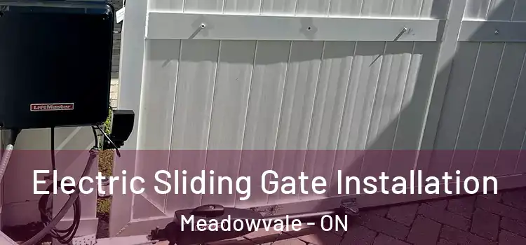 Electric Sliding Gate Installation Meadowvale - ON